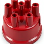 Mallory Red Brass Distributor Cap 270 Modern 6-Cylinder Performance-0