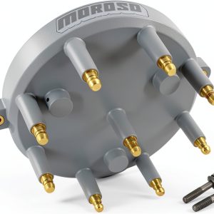 Moroso Grey Brass Distributor Cap for Circle Track-0