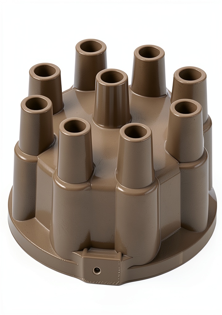 ACCEL distributor cap installed on a GM V8 engine