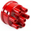 Mallory Red Brass Distributor Cap 270 Modern 6-Cylinder Performance-3