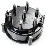 Tru-Tech Distributor Cap Black Aluminum Modern-0