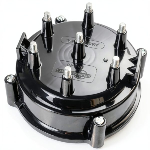 Tru-Tech Distributor Cap Black Aluminum Modern-0