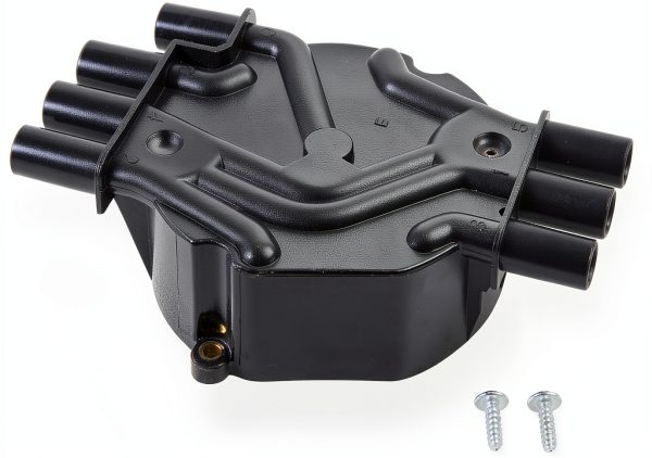 ACCEL Brass Distributor Cap for Cars Black 120142 Heavy Duty-0