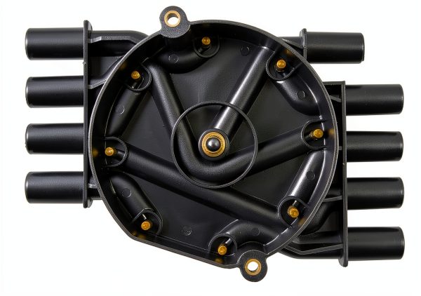 ACCEL Distributor Cap Black Universal Fit 120141 Modern Polymer Design-4