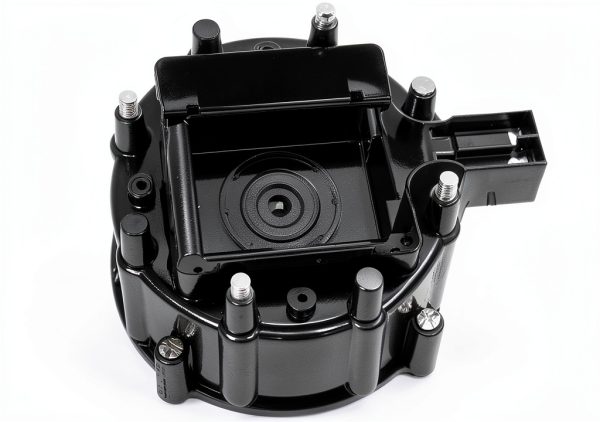 Tru Tech Distributor Cap DR451T Black Metal Fit-0