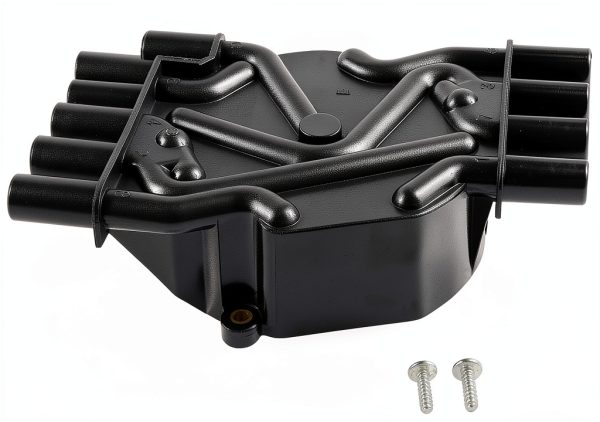 ACCEL Distributor Cap Black Universal Fit 120141 Modern Polymer Design-0