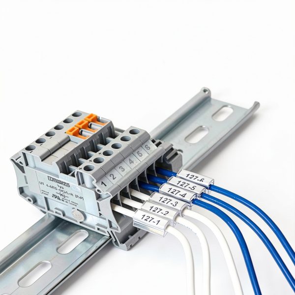 13 inch aluminum DIN rail 20pcs Hat Slotted for Electrical Use ABuff-5