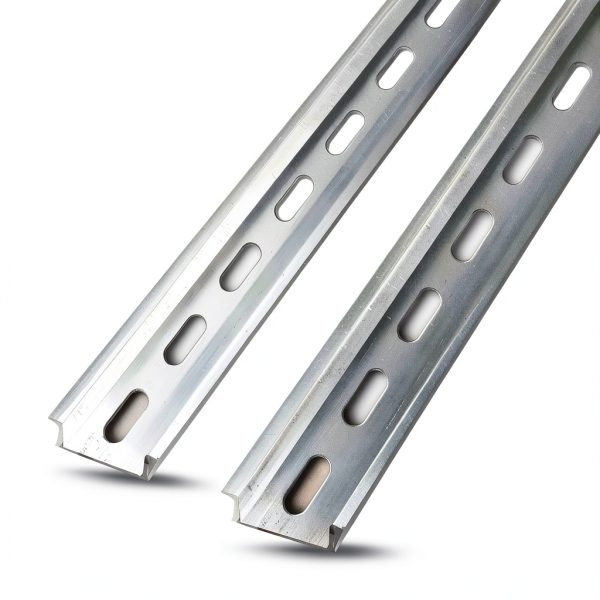 DIN Rail 2-Piece Aluminum Slotted 13in x 35mm Mounting GIEHOUGRIO-0