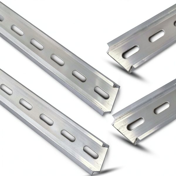 DIN Rail 2-Piece Aluminum Slotted 13in x 35mm Mounting GIEHOUGRIO-1