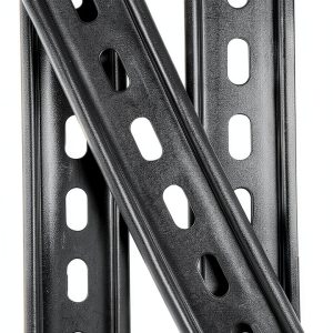 DIN Rail Slotted Steel 6 inch Zinc Plated 3 Piece Set by Dinkle-0