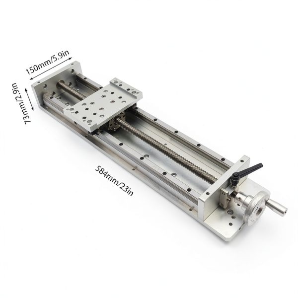 Manual Sliding Table 400mm ZFAUDAN Linear Rail with Lock Handwheel-1
