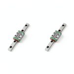 Linear Rail Guide WALFRONT Steel Bearing 9mm Width 2pcs Slide Block-0