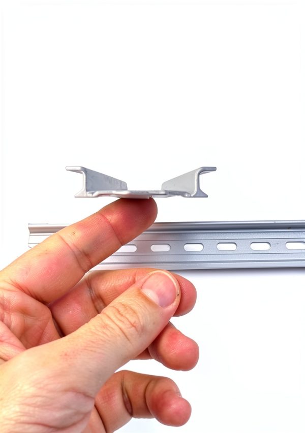DIN Rail 20-Piece Aluminum Rail by Dinkle 6" 35mm Wide 7.5mm High-2