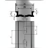 DIN Rail 20-Piece Aluminum Rail by Dinkle 6" 35mm Wide 7.5mm High-3
