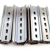 30 Pieces DIN Rail Slotted Steel Zinc Plated RoHS 6" Long 35mm Wide 7.5mm High 15ft Total-0