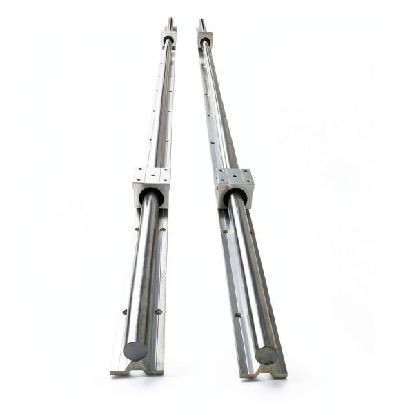 Vevor Linear Rail SBR20 1000mm Set - 2 Rails with 4 SBR20UU Blocks-1
