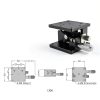 Manual Z Linear Stage Generic 60x60mm Aluminum Cross Roller Table-4