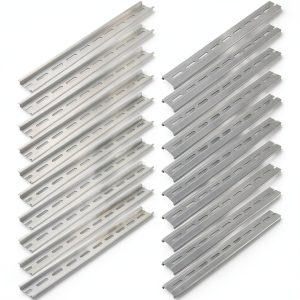 13 inch aluminum DIN rail 20pcs Hat Slotted for Electrical Use ABuff-0