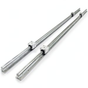 Vevor Linear Rail SBR20 1000mm Set - 2 Rails with 4 SBR20UU Blocks-0