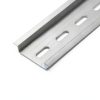 MECCANIXITY DIN Rail Slotted Aluminum Guide 12" Silver Tone 4pcs-3