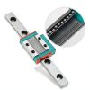 Linear Rail Guide WALFRONT Steel Bearing 9mm Width 2pcs Slide Block-6