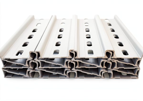 DIN Rail 20-Piece Aluminum Rail by Dinkle 6" 35mm Wide 7.5mm High-1